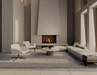 The Silent Living Room 3d model