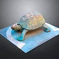 Turtle Cartoon Turtle Snapping Turtle Chickbill Turtle Reptile Cold Blooded Animal Reptile Class 3d model