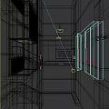 Modern Elevator Lobby Interior Design With Marble Floor Glass Doors And Recessed Lighting