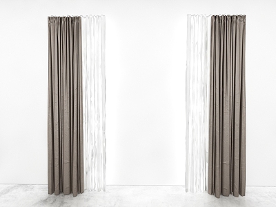 Curtains 3d model