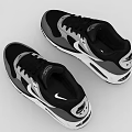 Nike Air Max Classic Sneakers Black Gray White Design With Logo And Cushioned Sole