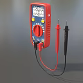 Universal Meter Digital Universal Meter Electric Meter Test Meter Instrumentation Low Face Number Low Model Simple Model Game Sub-era Film and Television Level Super Realism 3d model