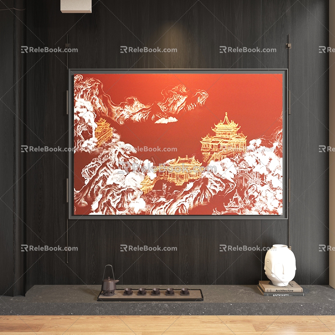 New Chinese Decorative Painting model