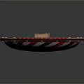 Medieval Shield Ancient Shield Shield Shield Defensive Weapon Ancient Shield Iron Shield Protective Shield Wooden Shield 3d model