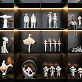Modern Ornaments Children's Characters Toys Ornaments 3d model