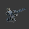 Ancient Mechanical Siege Engine With Intricate Metal Structure And Gear Mechanism