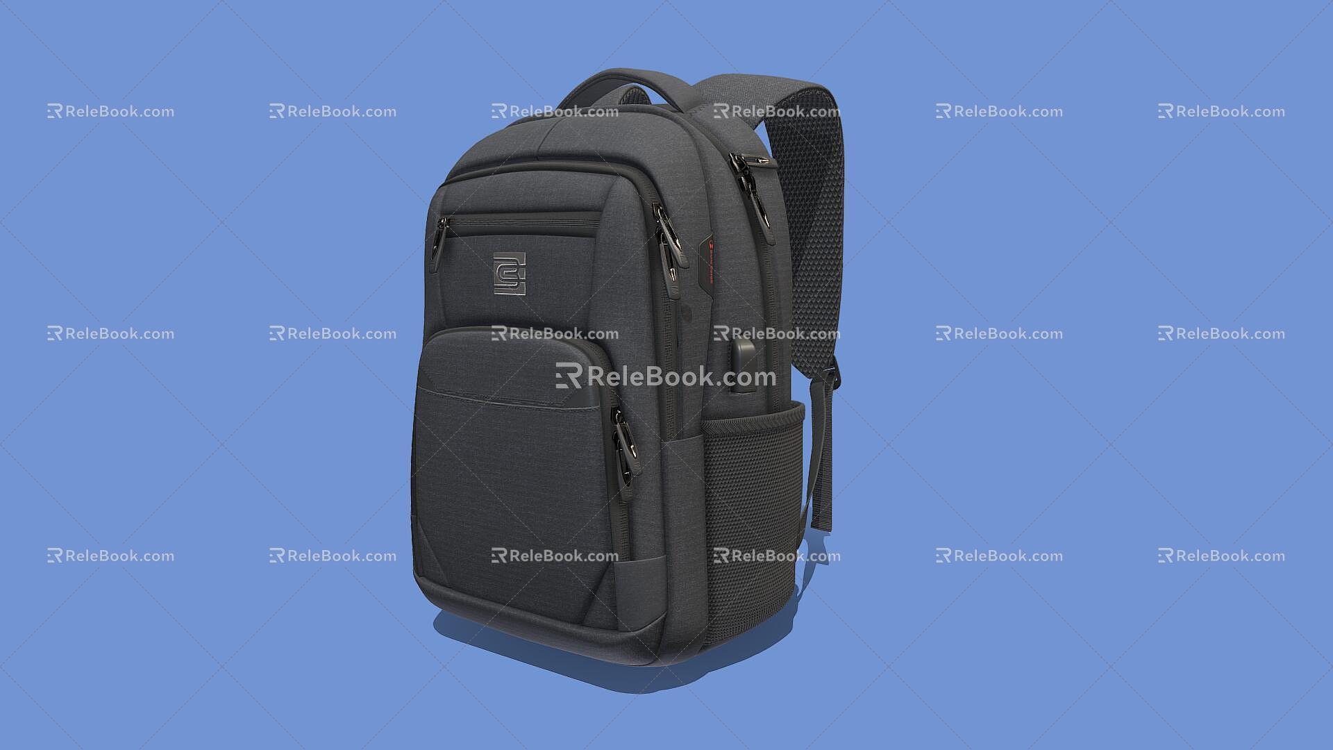 Laptop Bag Backpack Travel Bag 3d model