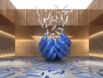Modern Art Museum 3d model