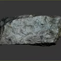 Natural Wood And Stone Material With Rough Textured Raw Stone Block And Natural Texture