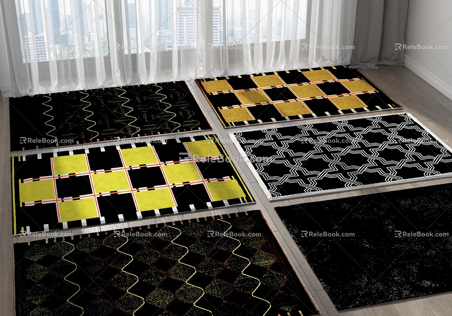 Carpet combination 3d model