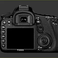 DSLR Camera Card Machine Digital Camera Digital Camera Photographic Equipment 3d model