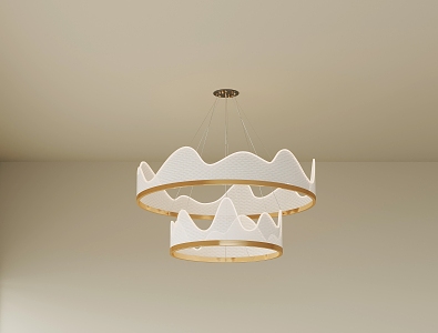 New Chinese Chandelier Glass Chandelier 3d model