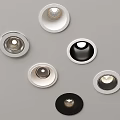 Modern Downlights With Various Styles And White Black Ceiling Lighting Designs For Home