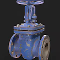 Blue Industrial Valve With Metal Bolts And Durable Construction For Industrial Equipment
