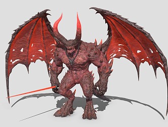 Hell Demon Monster 3d model