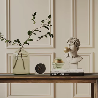 Modern ornaments combination 3d model