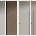 Modern Hinged Doors in Various Colors with Wood Grain and Smooth Surfaces