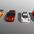 Stylish Sports Cars in Various Colors with Sleek Designs and Convertible Models