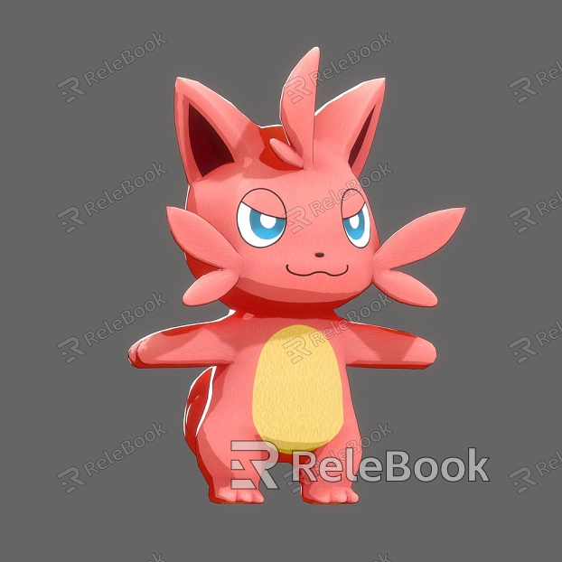 Phantom Beast Parikativa Cartoon Game Kativa Phantom Beast Pariu Cute Monster Phantom Beast Kativa model