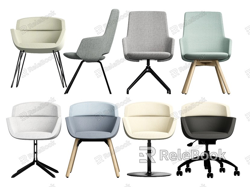 Modern Dining Chair Leisure Chair Single Chair model