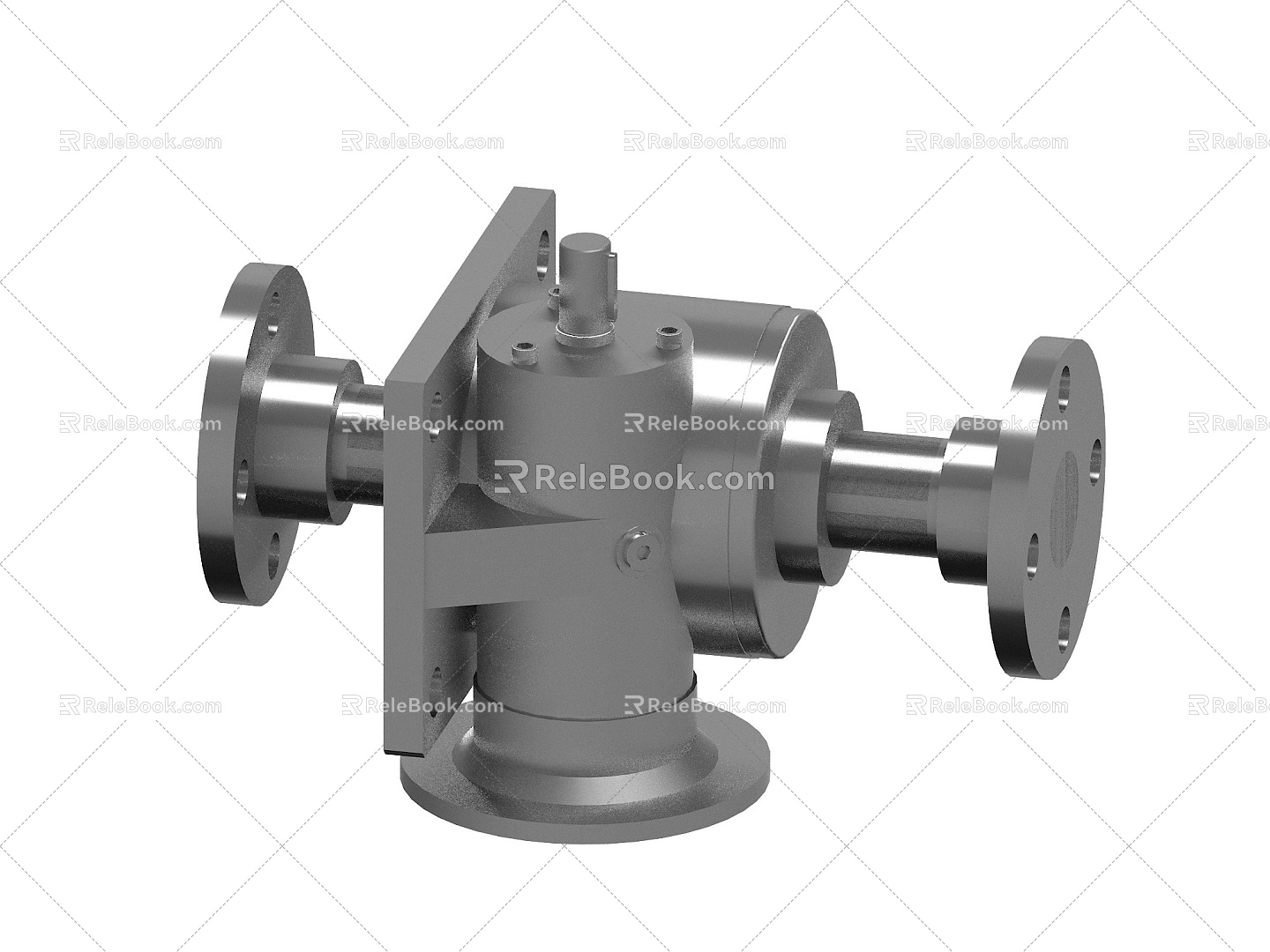 Motor turbine screw lift 3d model