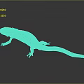 Lizard Anime Lizard Chameleon Cartoon Lizard Reptile Cold Blooded Animal Reptile Class 3d model