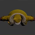 Game Movie Character In Yellow Coat With Cat Ear Hat Pink Top And Red Shoes