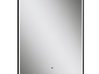 Sleek Black Framed Wall Mirror For Modern Home Interior Decor 3d model