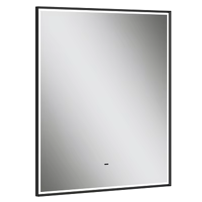 Sleek Black Framed Wall Mirror For Modern Home Interior Decor 3d model
