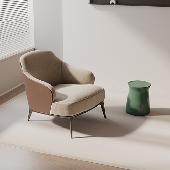 modern leisure chair 3d model