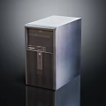 Modern chassis Old-fashioned computer high-end chassis 3d model