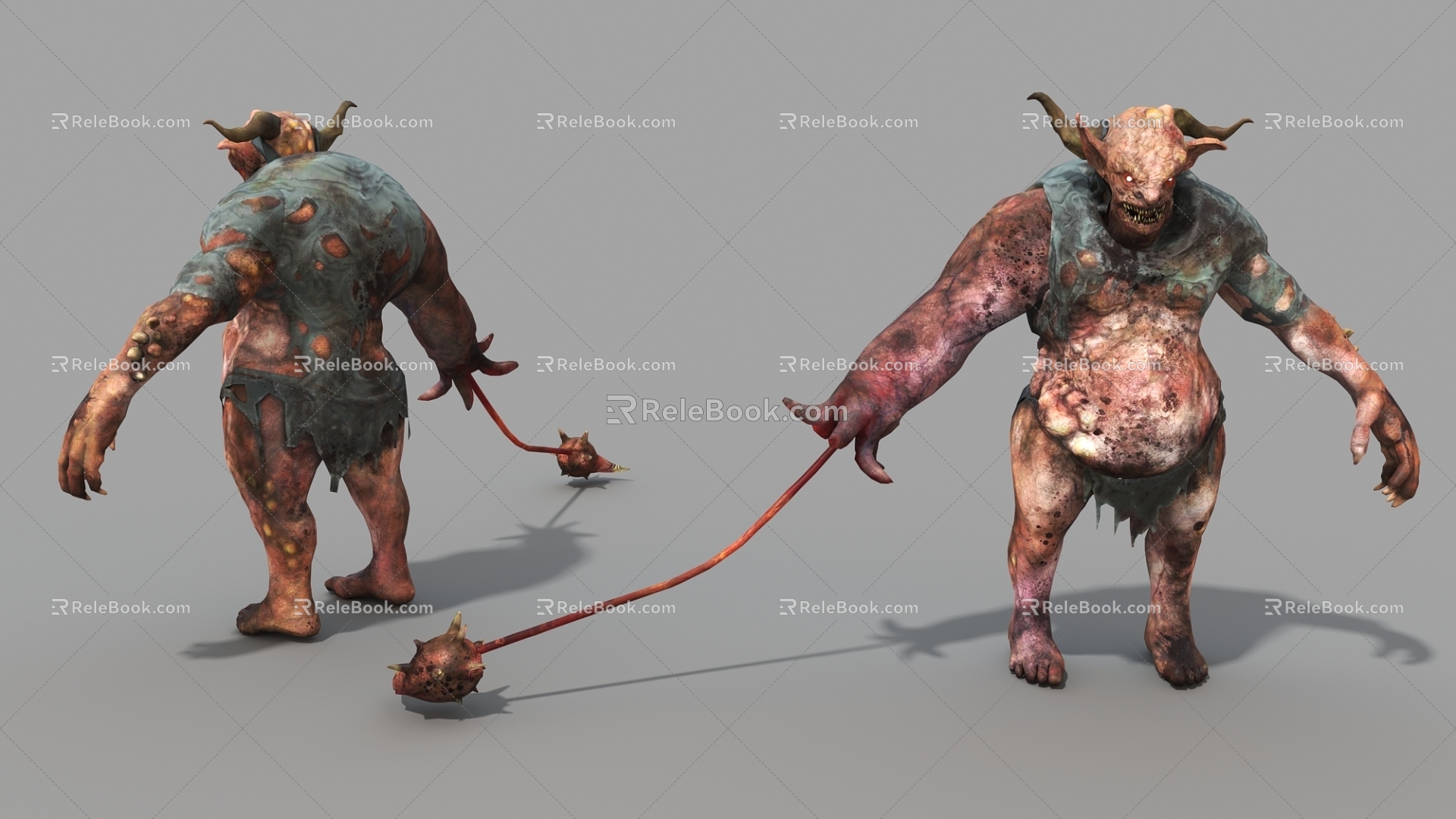 Minotaur Biochemical Monster Game Character Virtual Character 3d model