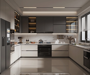 Modern Kitchen 3d model