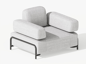 Single Sofa Leisure Chair Single Chair 3d model