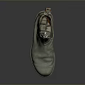Durable Gray Work Boots With Elastic Side Orange Lining And Thick Sole