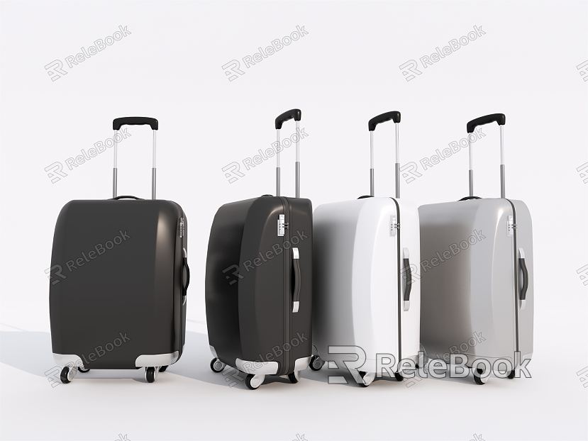 Modern Luggage Suitcase Suitcase Luggage model