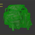 Green Camouflage Backpack With Multiple Pockets Adjustable Straps And Durable Fabric