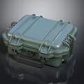 Hardware Tools Storage Green Hard Shell Toolbox With Secure Latches And Handle