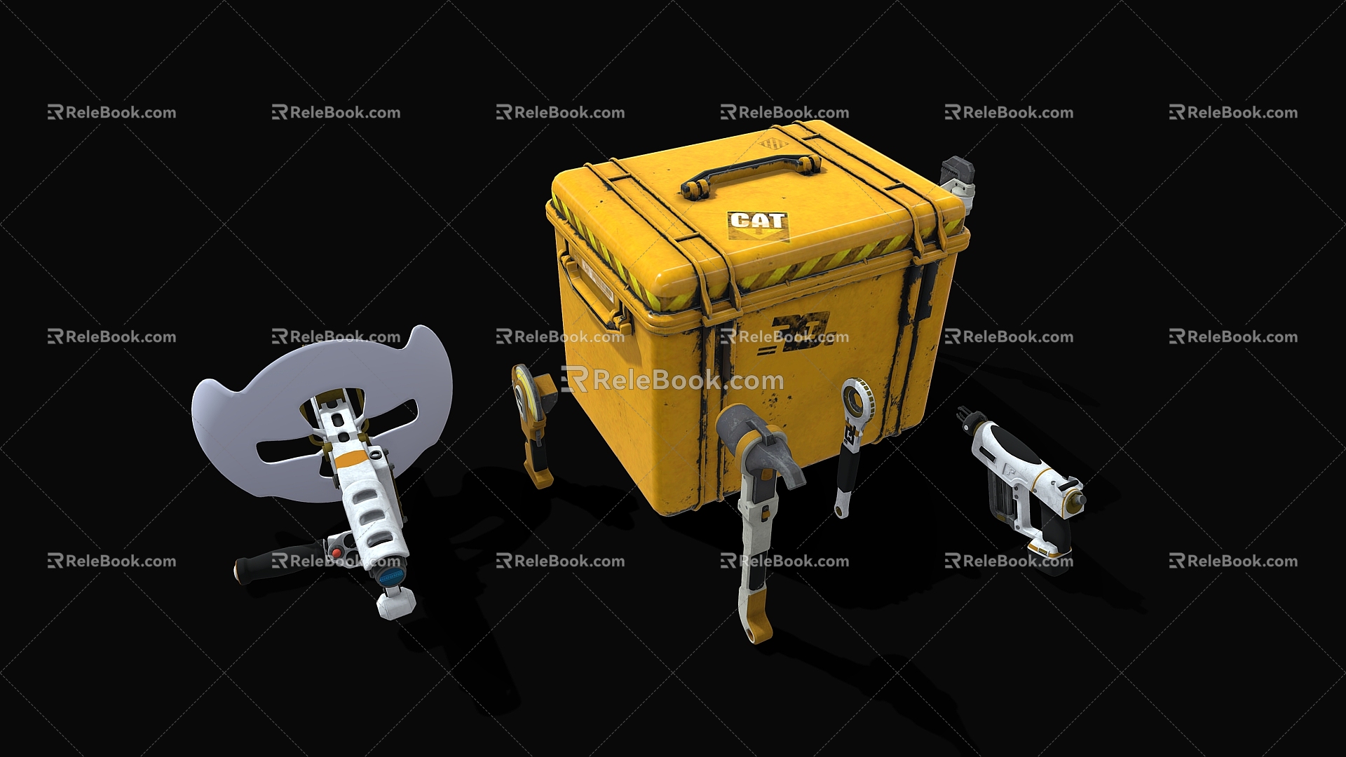 Toolbox Deep Space Tools Gadget Gun Nail model