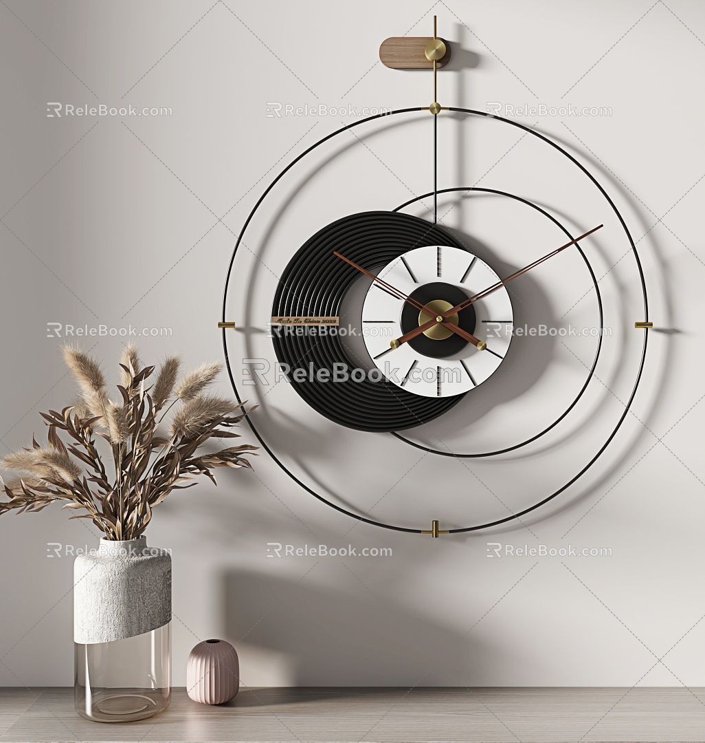 Modern Clock 3d model