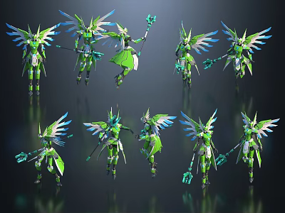 Robot Binding Action Robot Warrior Gundam Mecha Man Science Fiction Man Transformers Mecha Warrior Future Warrior Iron Man Robot 3d model