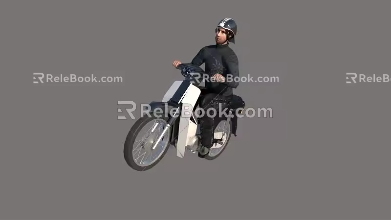 Motorcycle Loading Motorcycle 3d model