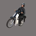 Motorcycle Loading Motorcycle 3d model