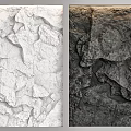 Rock Texture Background Wall With White And Dark Natural Stone Patterns