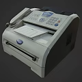 Modern Office Appliances Desktop Fax Machines With Phone And Control Panel Design