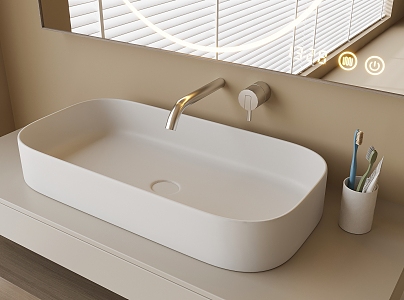 Modern toilet table basin wash basin wash basin 3d model