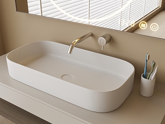 Modern toilet table basin wash basin wash basin 3d model