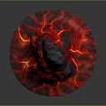 Geo-vein Volcano Island Terrain Mountain Geomorphology Mountain Range Topographic Map Mountain 3d model