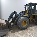 CT34 Utility Vehicle with Heavy Duty Bucket and Large Tires for Construction Tasks
