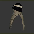 Stylish Game Or Movie Character With NMIXx Lettered Hat And Long Blond Curly Hair